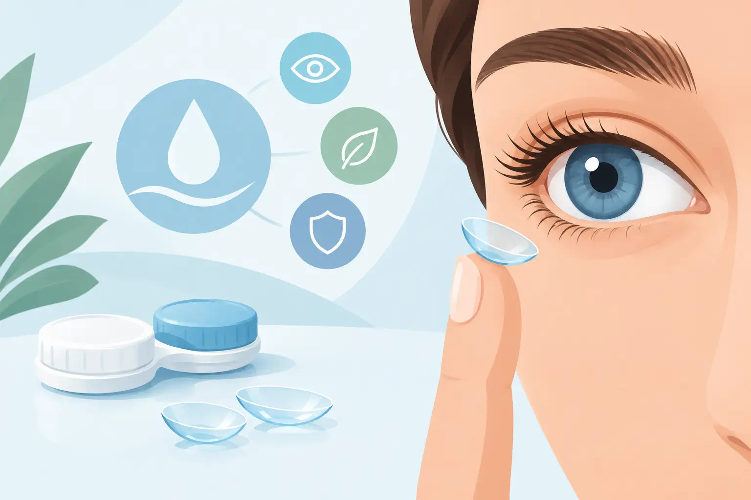Mejores lentes de contacto para ojos secos