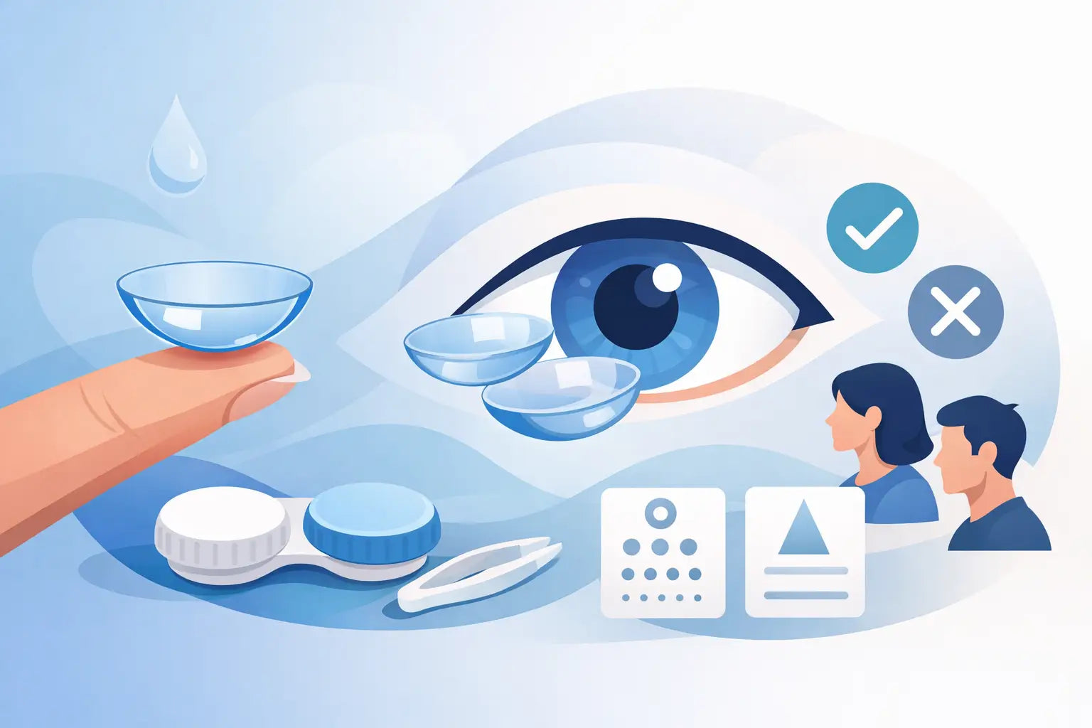 Lentes de contacto blandos: cómo elegirlos