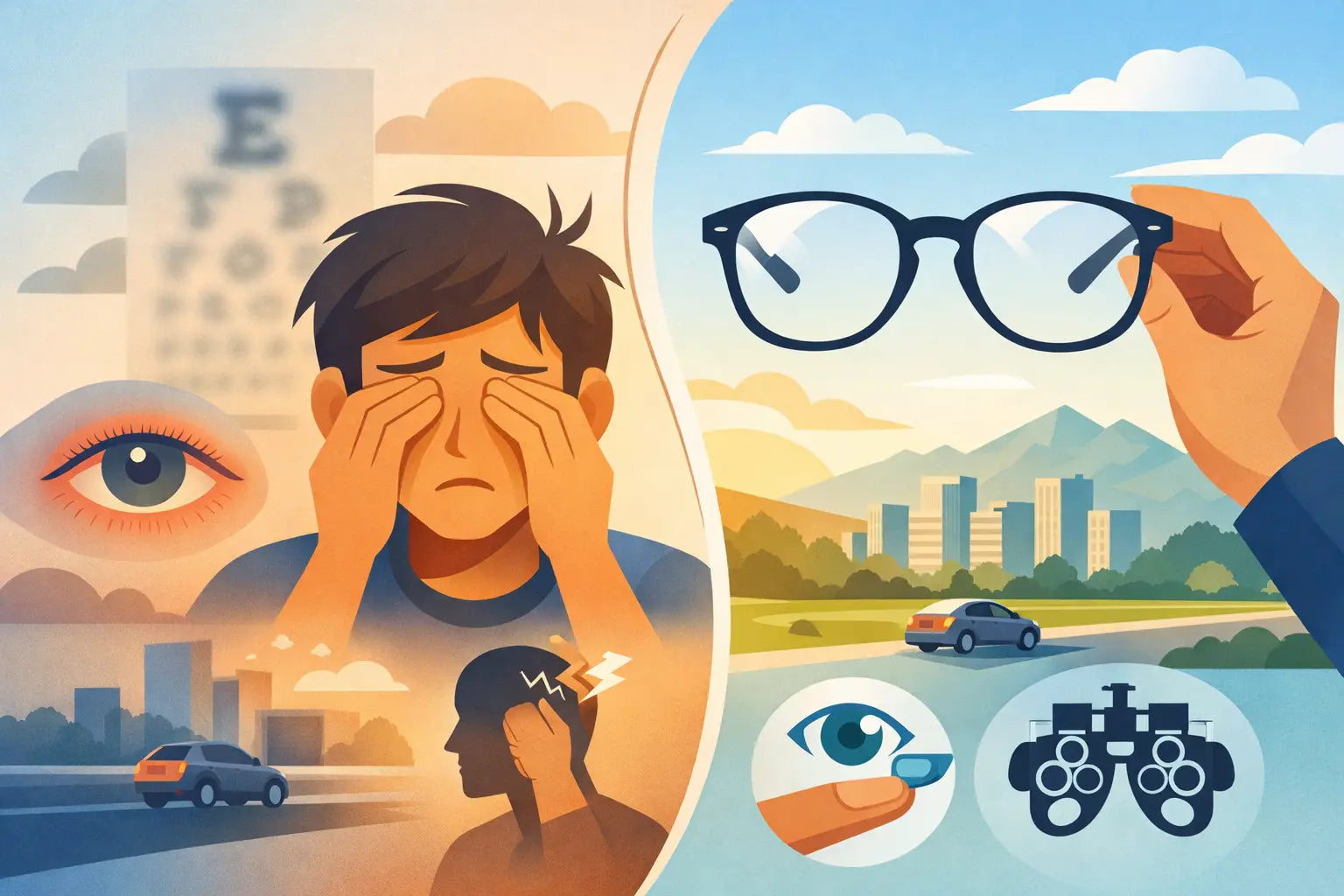¿Qué pasa si no uso lentes? Riesgos y soluciones