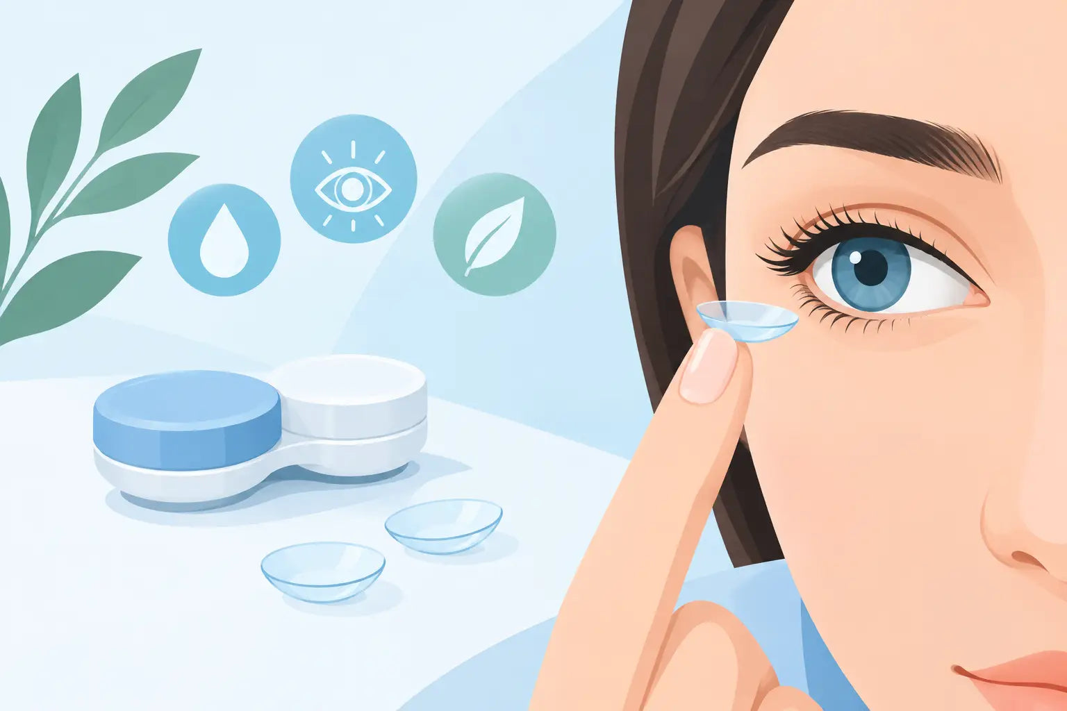 Mejores lentes de contacto para ojos sensibles