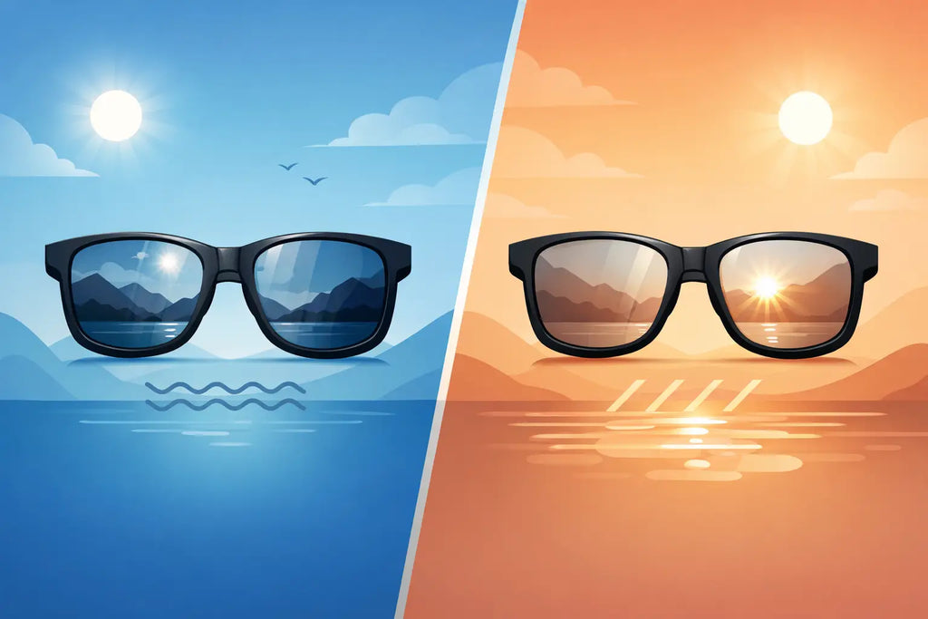 Lentes solares polarizados vs normales
