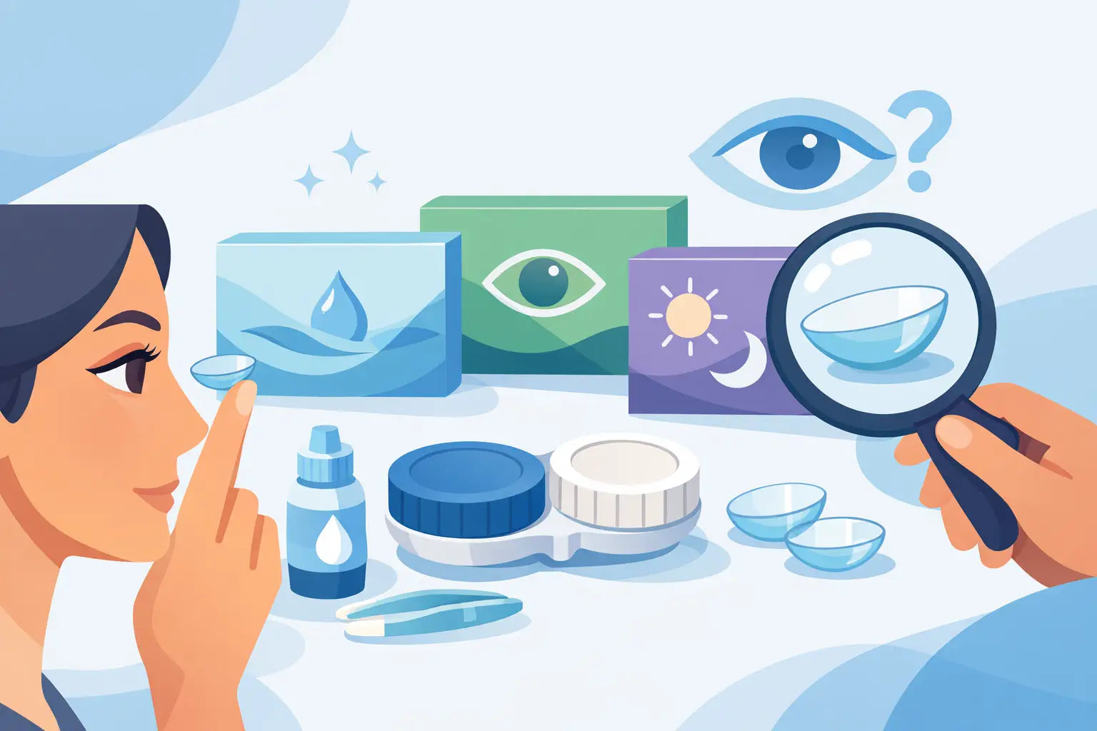 Cómo elegir marca de lentes de contacto
