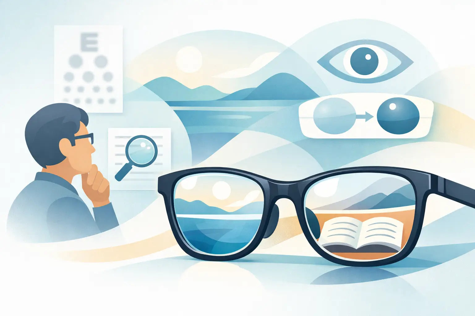 Lentes progresivos para presbicia: cómo elegir