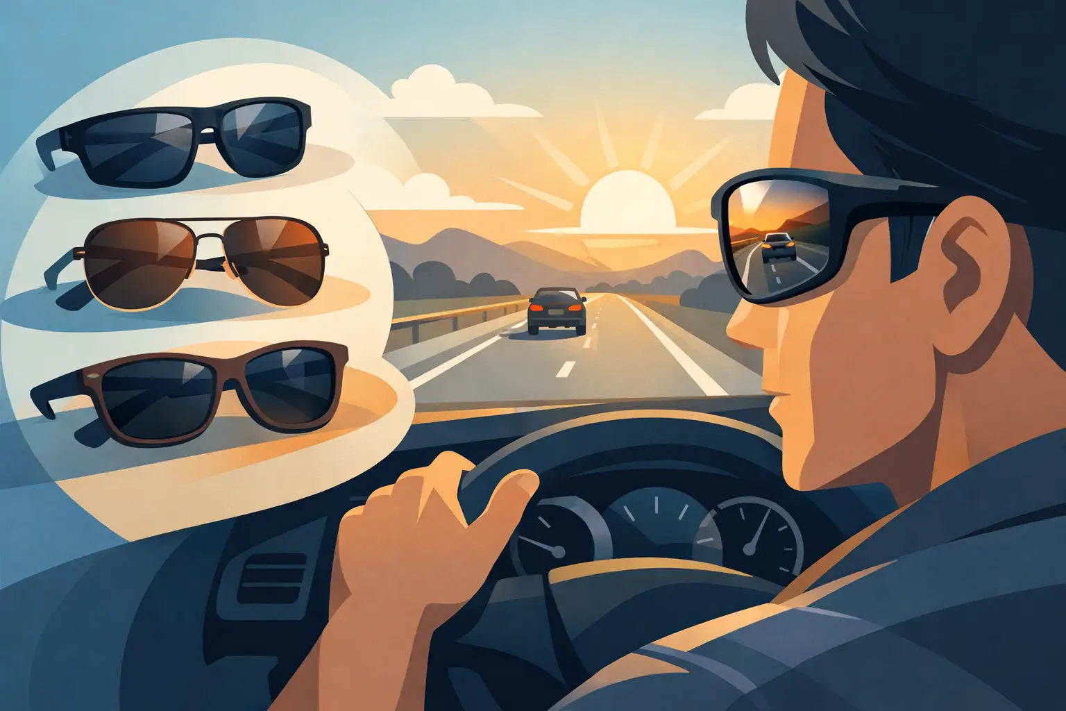 Mejores lentes solares para manejar seguro