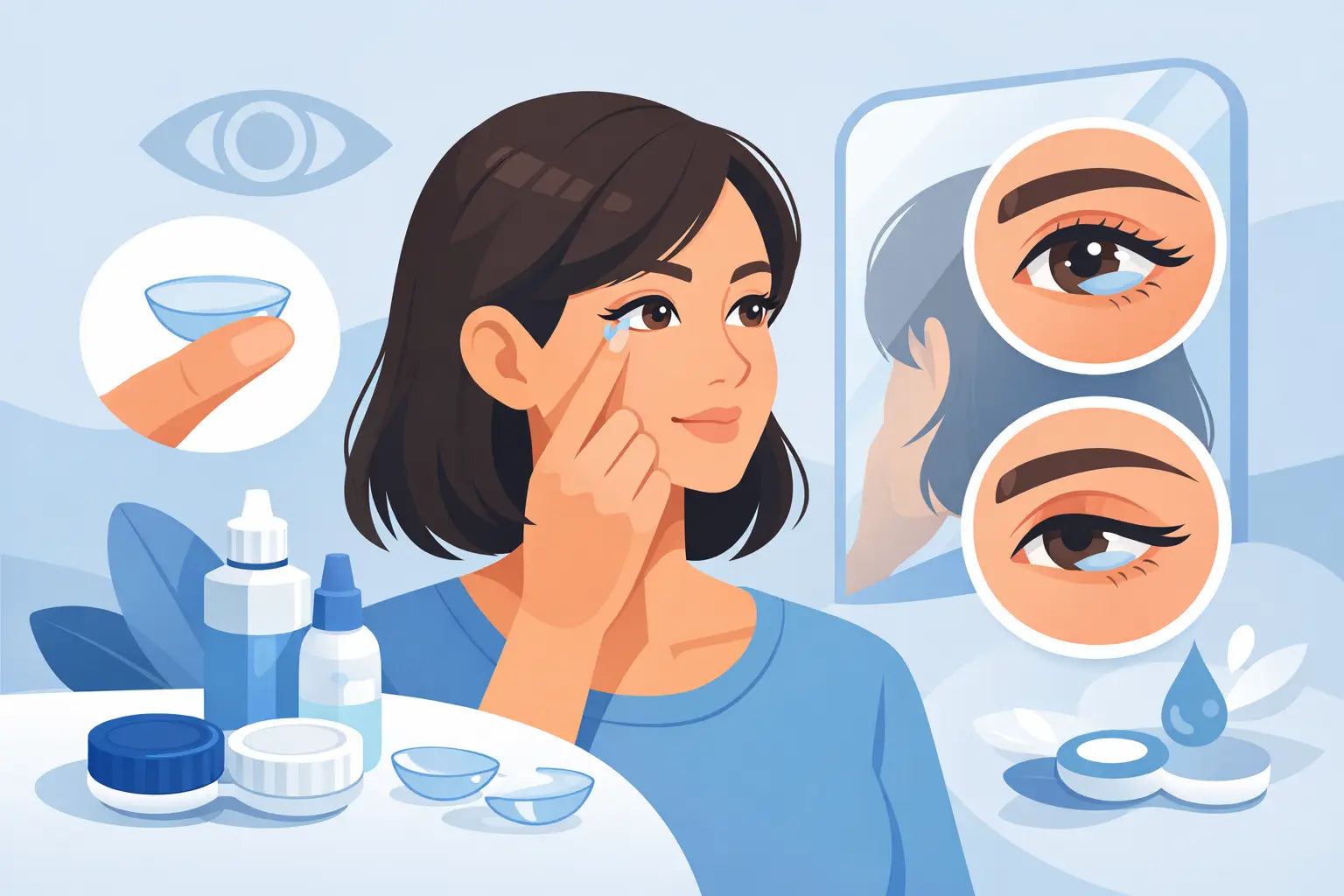 Cómo usar lentes de contacto sin errores